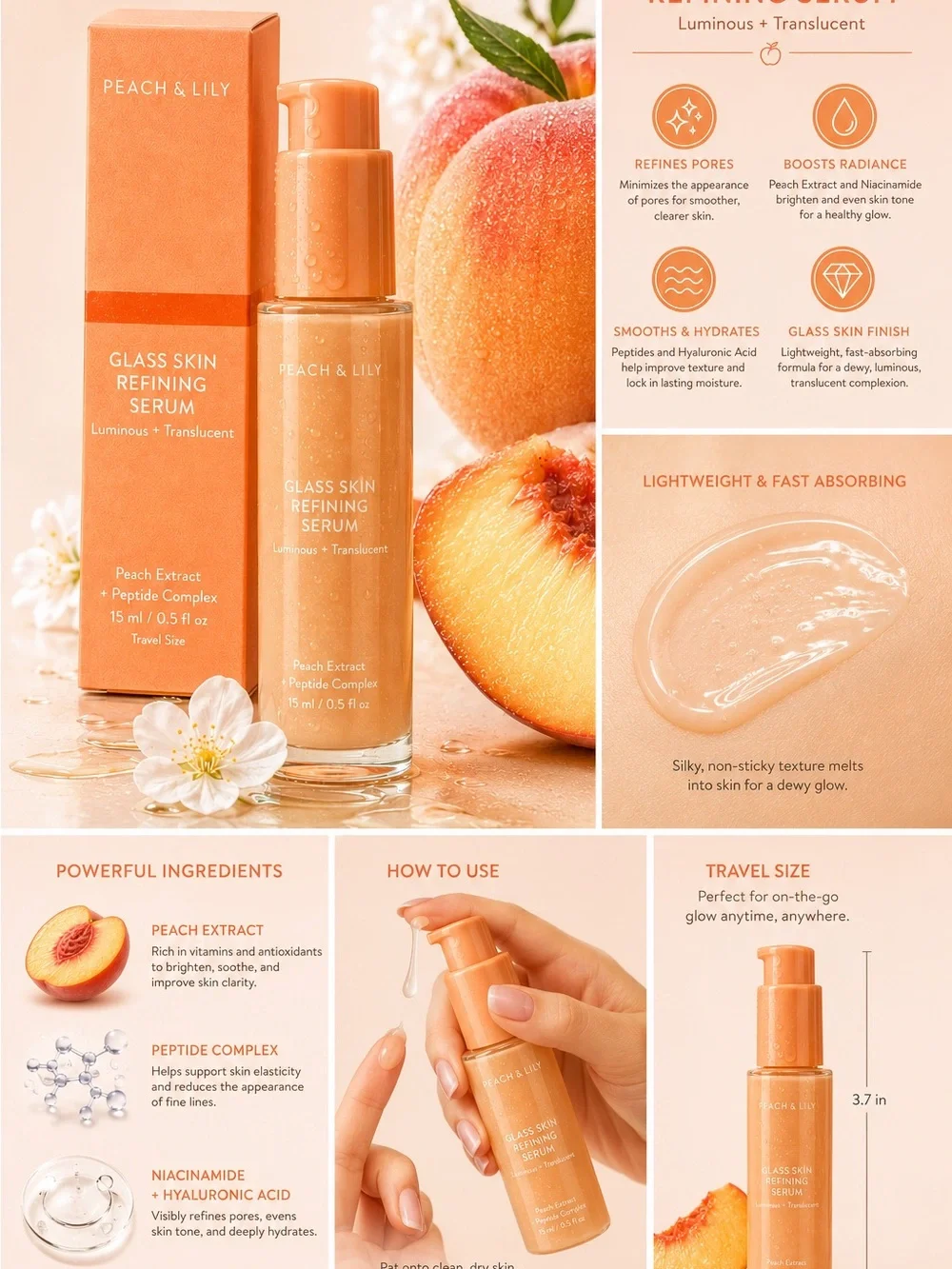 Peach & Lily Glass Skin Refining Serum — Peach
